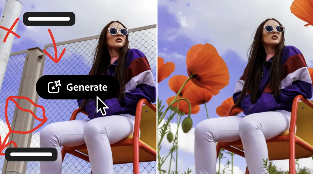 Adobe rozszerza możliwości AI w Photoshopie i Firefly o nowe narzędzia do edycji generatywnej