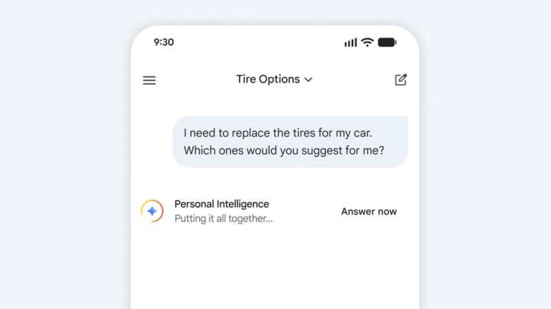 Google udostępnia spersonalizowaną AI Gemini wszystkim użytkownikom w USA