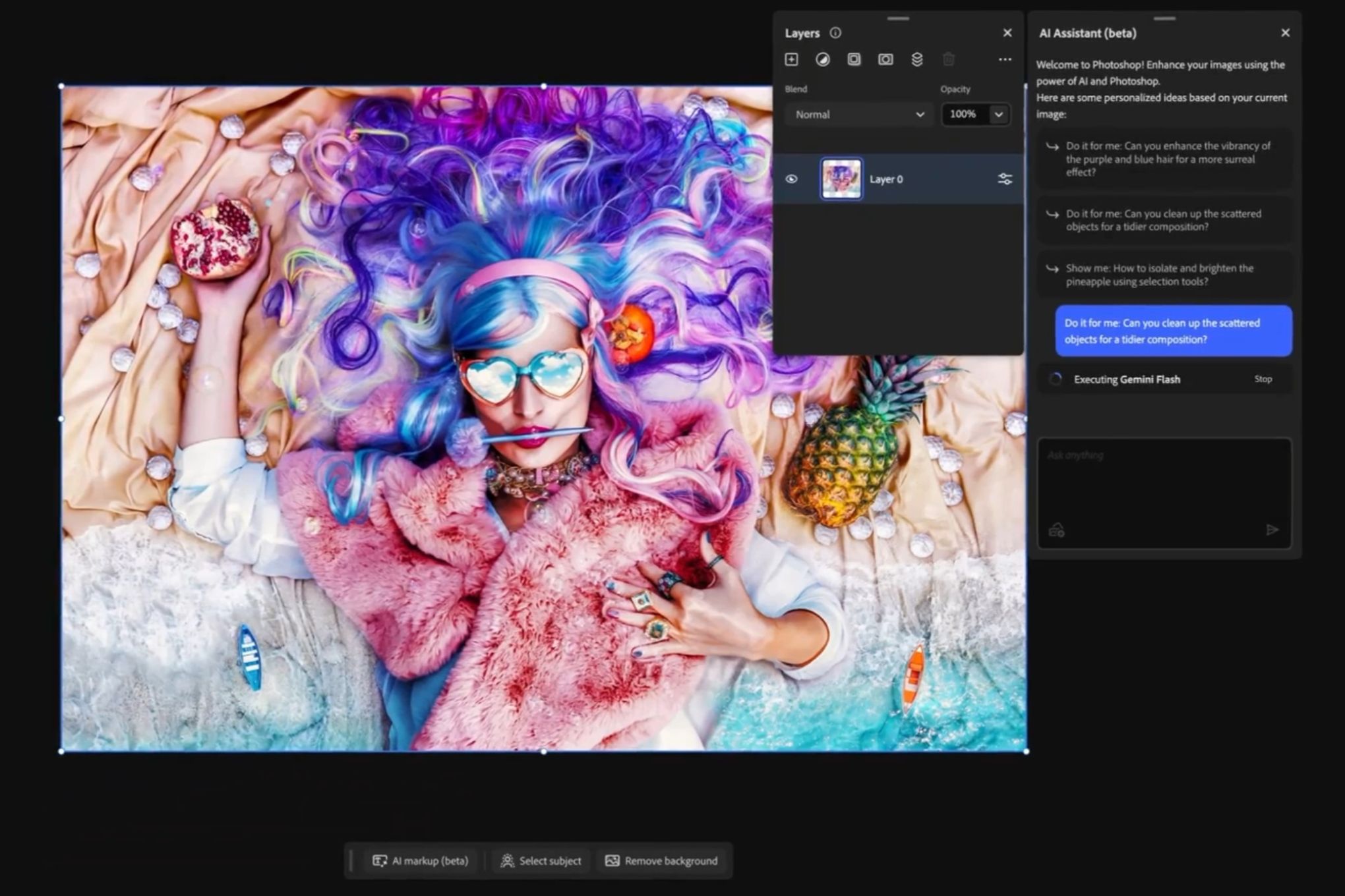 Asystent AI w Photoshopie teraz edytuje zdjęcia na Twoje polecenie